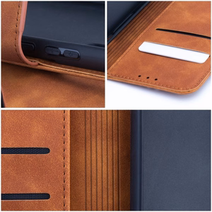 Läppäsuojakuori Xiaomi Redmi NOTE 15 PRO 5G:lle Tender Book ruskea