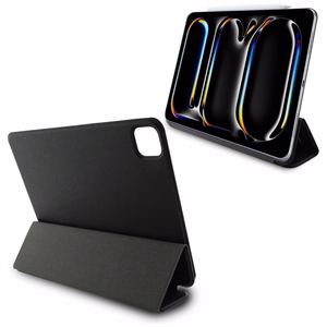 Karl Lagerfeld Saffiano Magneettinen Karl & Choupette iPad Pro 11" 2024 Book Cover Suojakuori - Musta