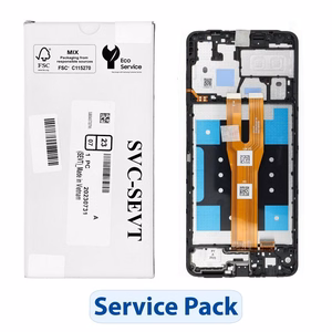 ServicePack LCD-näyttö SAMSUNG A06 A065 GH81-26440A musta
