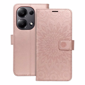Flip case for Xiaomi Redmi NOTE 13 PRO 4G / POCO M6 PRO 4G Mezzo Book mandala rose gold