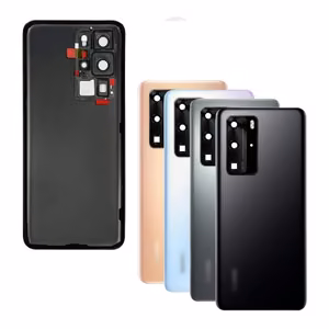 Back Cover Compatible With Huawei P40 Pro / Silver Frost / (With Camera Lens) HQ