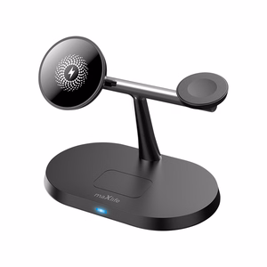 Maxlife MXWC-03 magnetic wireless charger 15W black 3in1