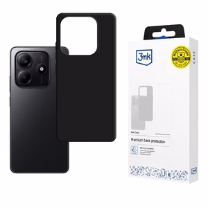3mk Matt Case Suojakuori Xiaomi Redmi Note 14 4G musta