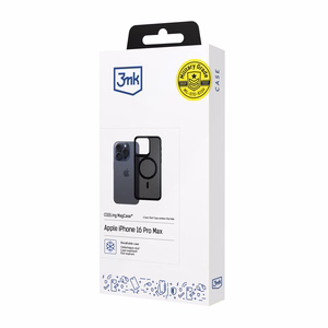 3mk COOLing MagCase Suojakuori Apple iPhone 16 Pro Max:lle - musta