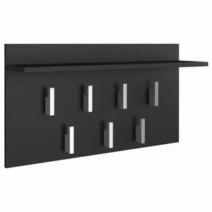 Top E Shop Hanger 2F – seinään kiinnitettävä naulakko, mattamusta