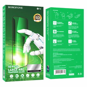 Borofone Tempered glass BF8 Diamond Armor Full Screen 5D Large Arc for Iphone 14 Pro - 10 pieces