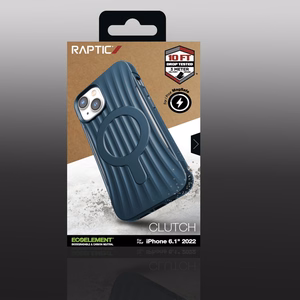 Raptic X-Doria Clutch Case iPhone 14 MagSafe takakuori sininen