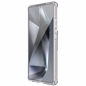 Nillkin Nature TPU Pro Magneettinen Suojakuori MagSafe-tuella Samsung Galaxy S25 Ultra:lle - valkoinen