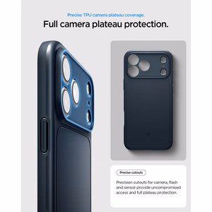 Spigen Thin Fit MagSafe -suojakuori iPhone 17 Pro Max / 18 Pro Max -malleille, sininen