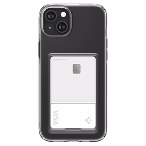 Spigen Crystal Slot Suojakuori iPhone 15 Plus:lle - Kirkas