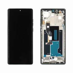 Alkuperäinen LCD-näyttö ja kosketuspaneeli Motorola Edge 50 Fusion -mallille, metsänsininen