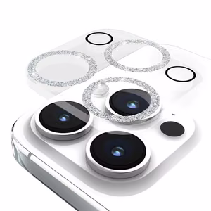 Case-Mate Sparkle Lens Protector tempered-glass camera-lens protector for iPhone 15 Pro / 15 Pro Max, Twinkle pattern