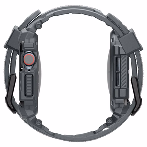 Spigen Rugged Armor Suojakuori Apple Watch 10 46mm -kellolle - harmaa