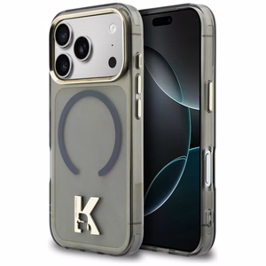 Karl Lagerfeld IML K Head Logo MagSafe Suojakuori iPhone 17 Pro:lle - Musta