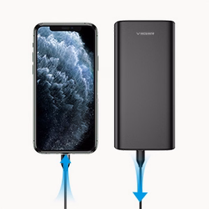 Ulkoinen akku Veger T100 (W2032C-100) PD QC3.0 5A 100W 20000 mAh musta
