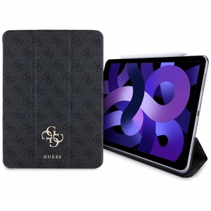 Guess GUFC11RM24PS4SGK iPad Air 11" 2024 Musta/Musta Magneettinen 4G Big Logo