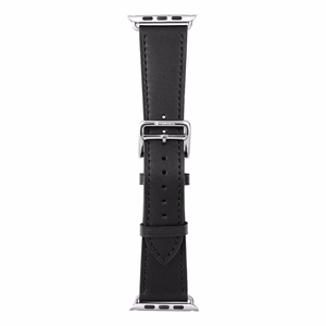 Hihna Apple Watch:lle Forcell F-Design FA20 reikänahka ekologinen 42 / 44 / 45 / 49 mm musta