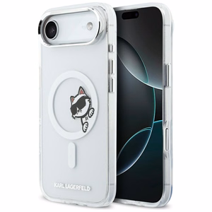 Karl Lagerfeld IML Peekaboo MagSafe Case for iPhone Air - Clear