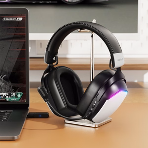 Acefast H11 Gaming langattomat pelikuulokkeet valkoinen