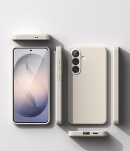 Ringke Silikoninen MagSafe Suojakuori Samsung Galaxy S26:lle beige