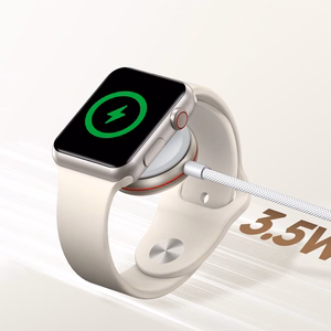 Joyroom induktiivinen laturi Apple Watch -kellolle 1,2 m valkoinen (S-IW011)
