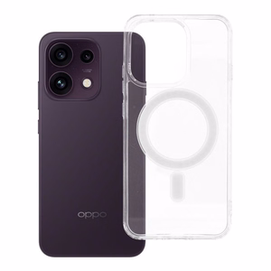 Läpinäkyvä Clear Mag Cover (MID) -suojakuori MagSafe-tuella OPPO Reno16 F 5G / Reno16 FS 5G -puhelimelle