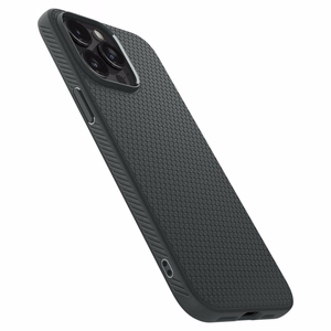 Spigen Liquid Air Suojakuori iPhone 15 Pro Max:lle - syvänvihreä