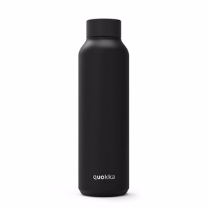 Quokka Solid ruostumattomasta teräksestä valmistettu termospullo, 630 ml, Jet Black