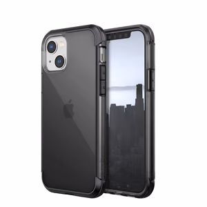 Raptic X-Doria Air Case iPhone 14 panssaroitu suojus harmaa