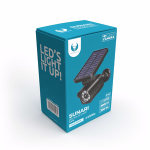 Forever Light Aurinkokenno LED-lamppu SUNARI FLS-25 SMD PIR teekamera 4W 300lm 6000K 1500mAh Li-Ion