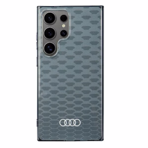 Audi IML Stitching Pattern MagSafe Suojakuori S24 Ultra S928 Harmaa/Harmaa Kova Suojakuori AU-IMLMS24U-Q5/D3-GY