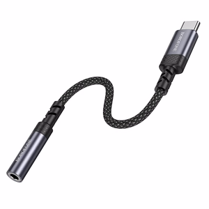 Borofone Adapter BV24 Graceful - Type C to jack 3,5mm - grey