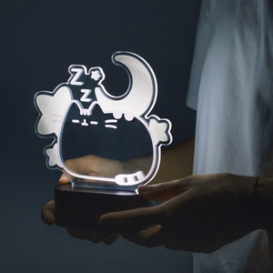 Pusheen Dreams LED-yövalo, 19,5 × 17 cm
