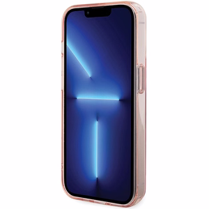 Karl Lagerfeld KLHMP15LHMRSCHP iPhone 15 Pro 6.1 vaaleanpunainen/vaaleanpunainen kovakuori Ring Stand Choupette Head MagSafe