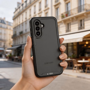 Tech-Protect Defense -suojakuori Samsung Galaxy A36 / A56 / A27 / A37 5G -malleille, mattamusta