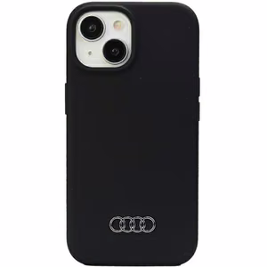 Audi silikonikuori iPhone 15 Plus:lle - musta