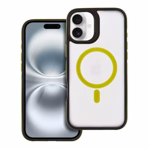 Suojakuori iPhone 16 PLUS -lle Neo MagSafe-yhteensopiva keltainen
