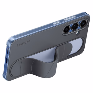 Samsung Standing Grip Suojakuori EF-GS931CBEGWW Silikoninen Suojakuori pidikkeellä / jalustalla Samsung Galaxy S25:lle - musta