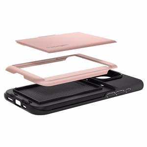 Spigen Slim Armor CS Suojakuori iPhone 15 Pro Max:lle - Vaaleanpunainen