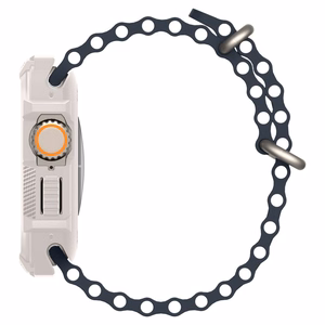 Spigen Rugged Armor kotelo Apple Watch Ultra 1 / 2 (49mm) - beige