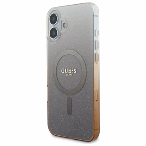 Guess IML Glitter Gradient MagSafe Suojakuori iPhone 16 Plus:lle - ruskea