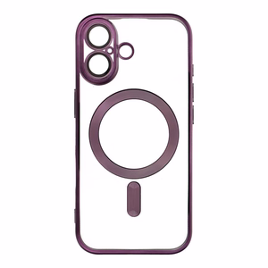 Suojakuori iPhone 17 Electro Mag Cover MagSafe-yhteensopiva violetti