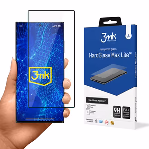 Karkaistu lasi 3mk Hard Glass Max Lite Samsung S928 S24 Ultra musta