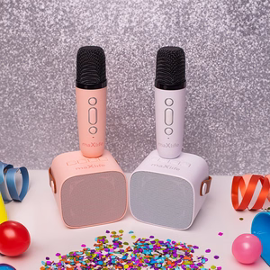 Maxlife Bluetooth-karaoke-kaiutin MXKS-100 vaaleanpunainen