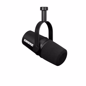 Shure MV7X – XLR podcast and studio microphone, black