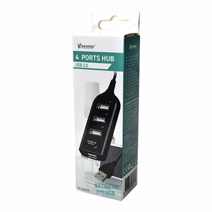Vakoss TC-234UX USB 2.0 -keskitin musta