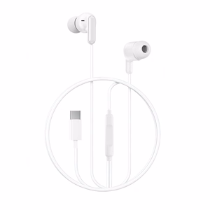 XO wired earphones EP84 USB-C white