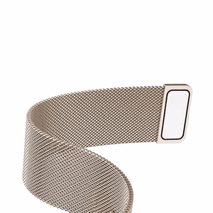 Crong Milano Steel stainless-steel strap for Apple Watch 44 / 45 / 46 / 49 mm, champagne