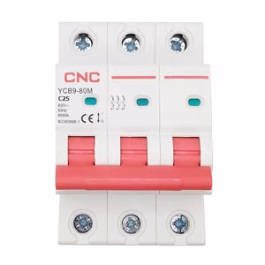 Miniature Circuit Breaker, 3P, 25A, Class C, 6kA
