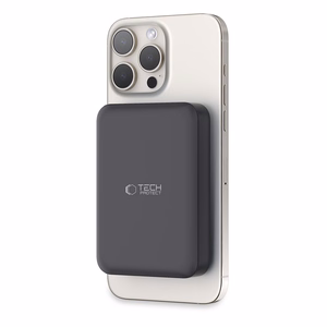 Tech-Protect LifeMag PB11 Powerbank MagSafe 10000mAh 15W USB-C-portilla - musta + USB-C-kaapeli